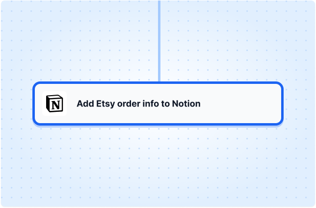 Add Etsy order info to Notion