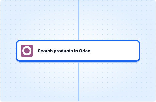 Search products in Odoo