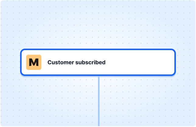 Customer subscribed