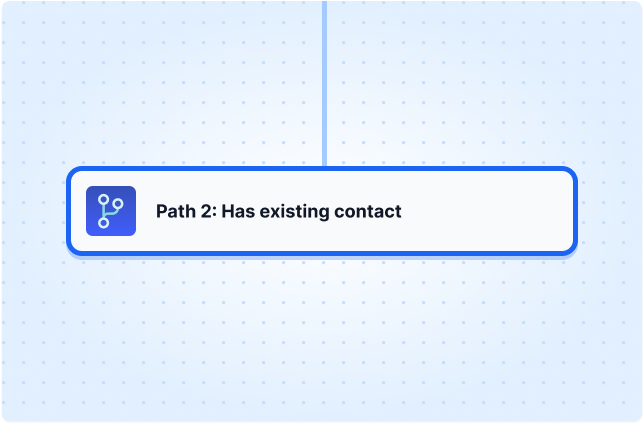 Path 2: Has existing contact