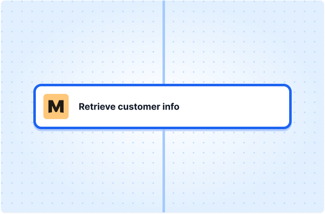 Retrieve customer info