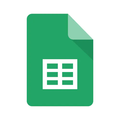 google sheets logo icon