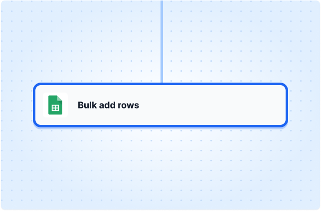 Bulk add rows