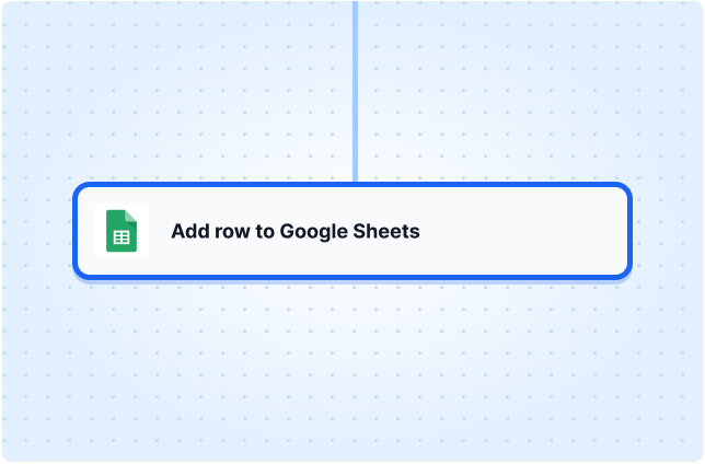 Add row to Google Sheets