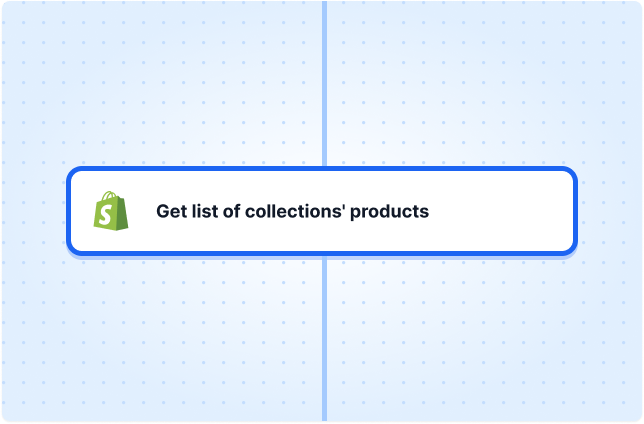 Get list of collections' products