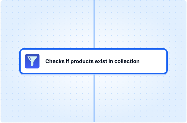 Checks if products exist in "Coming Soon" collection