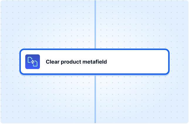 Clear product metafield