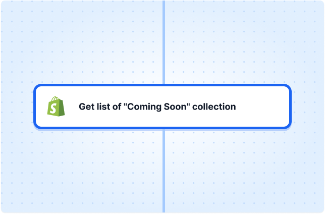 Get list of "Coming Soon" collection