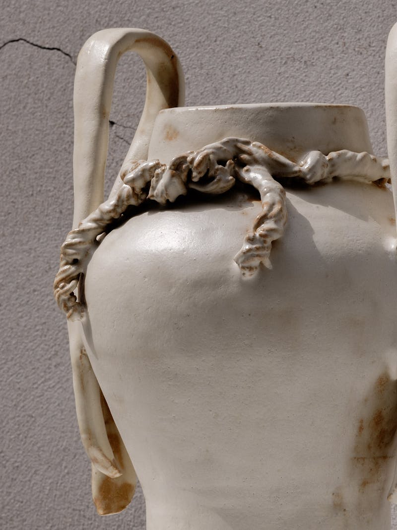 handmade ceramic vase by designer Juliette Teste for metamorphoses objects