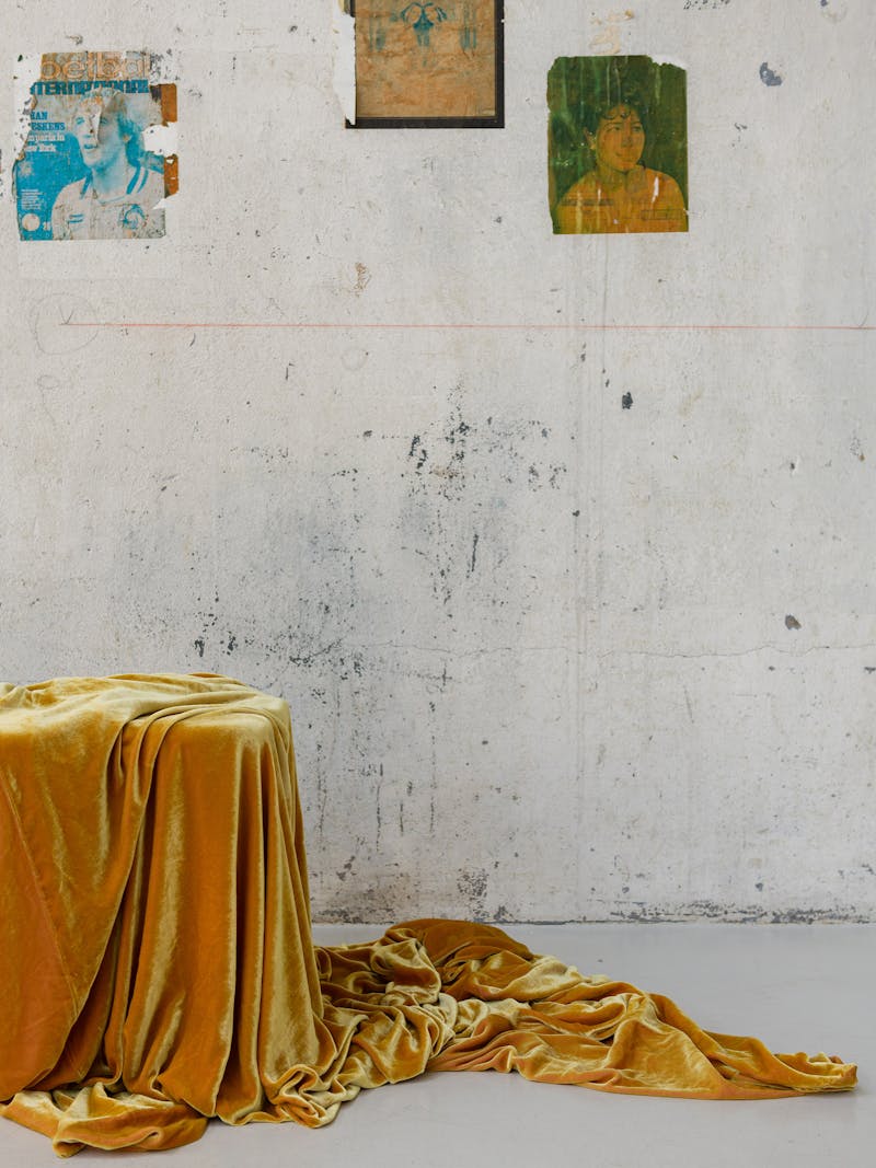 Velvet Blankets by Dutch design studio Buro Belen for Hotel Durgerdam and Metamorphoses Objects
