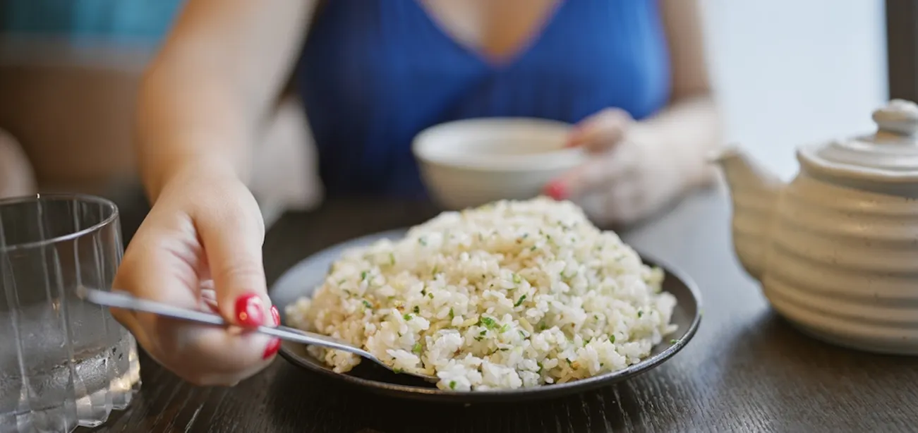 Basmati rice for weight loss - fluffy cooked grains