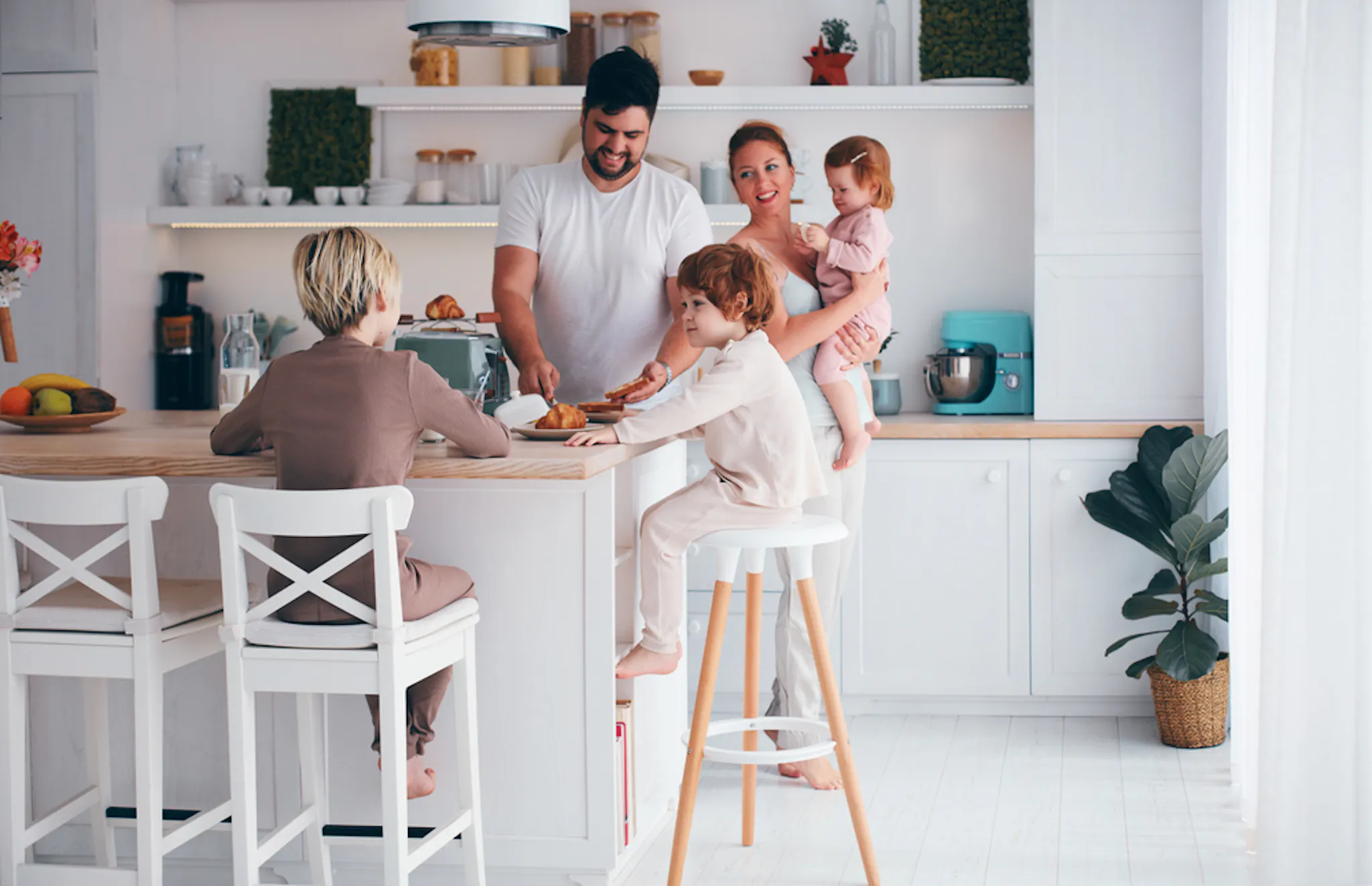 A family fasting for overall health