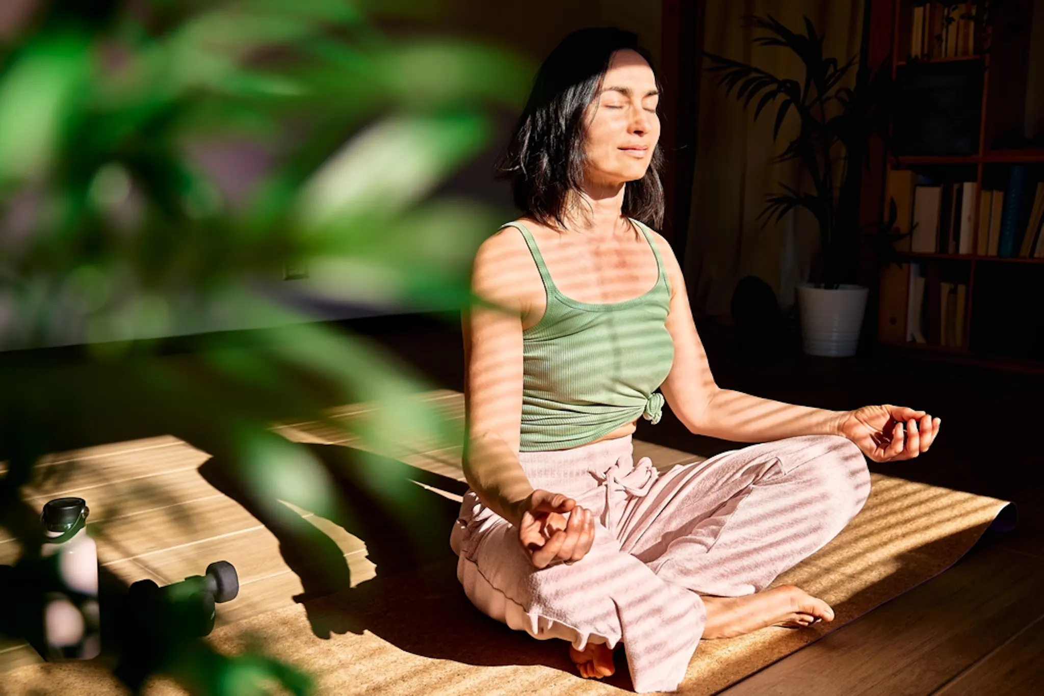 Woman receiving vitamin D at home