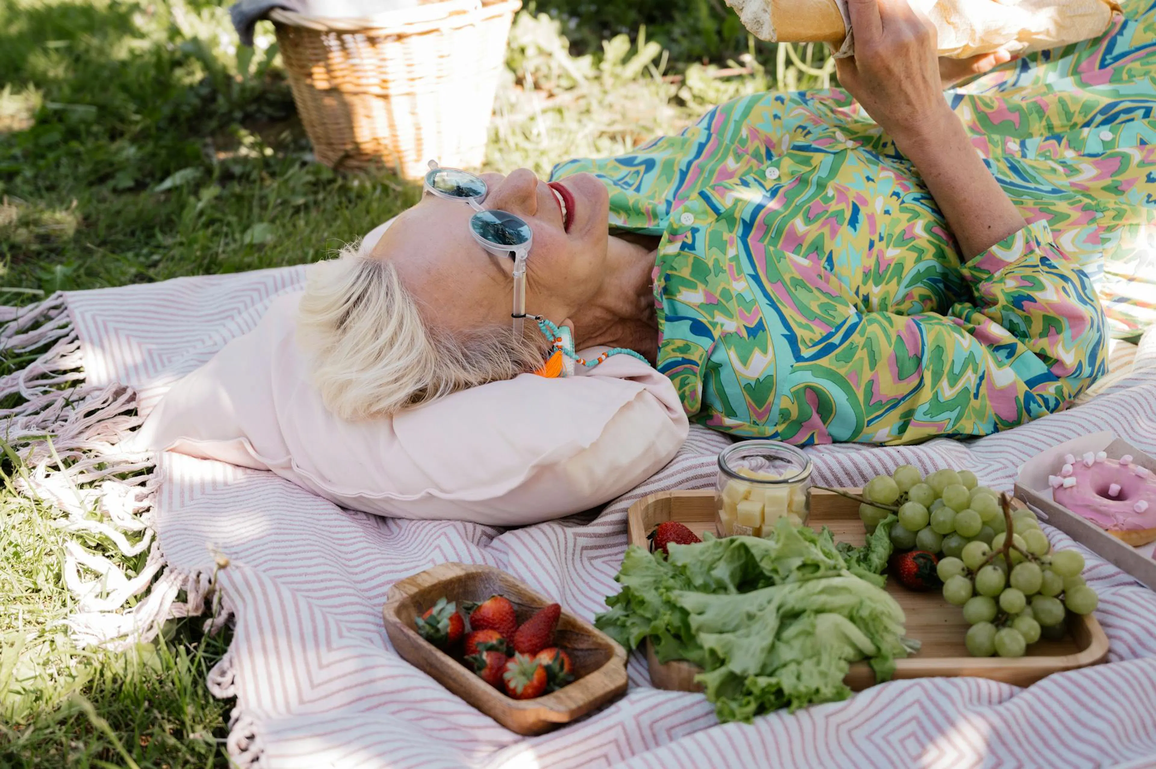 An energetic lady aging gracefully