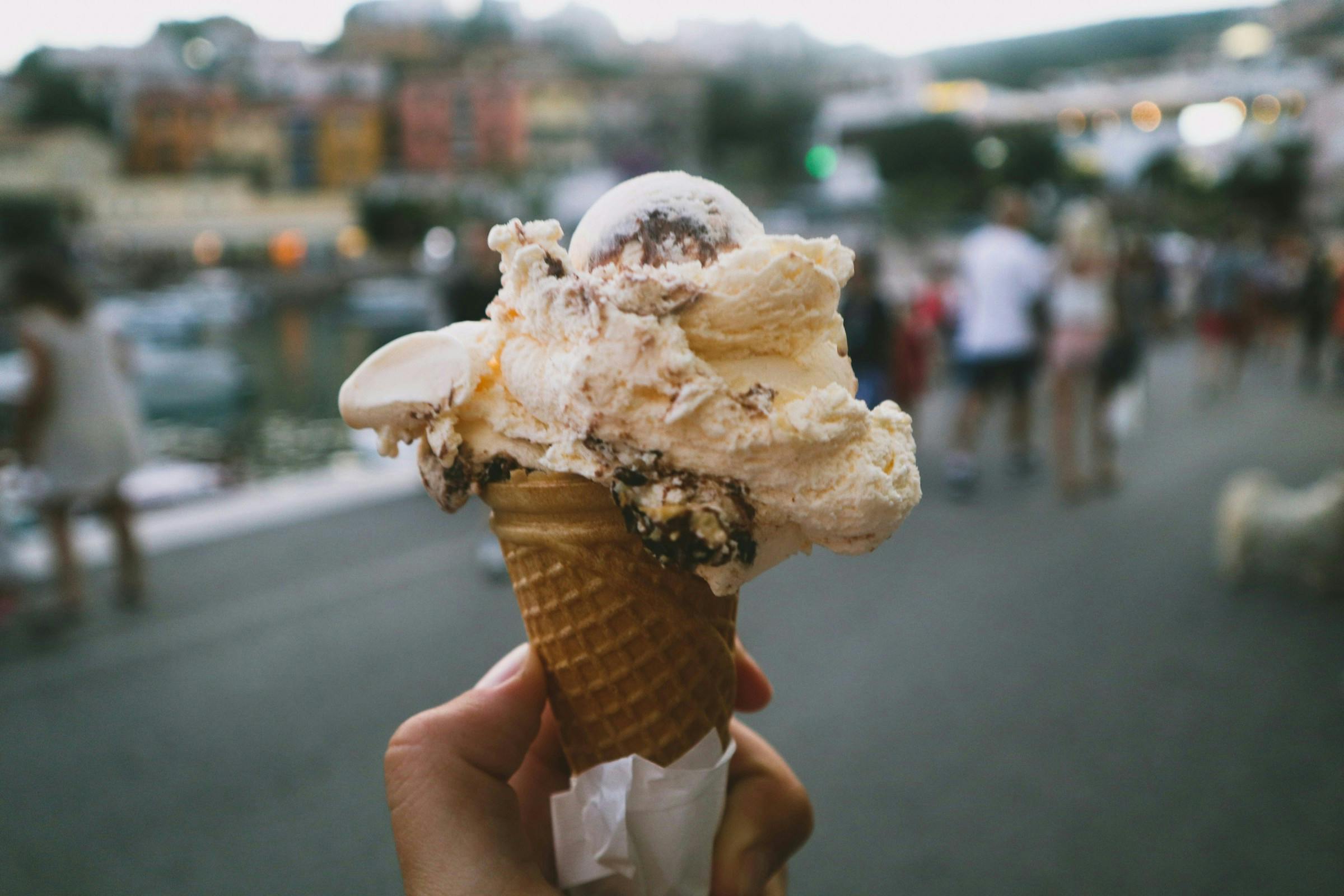 A scoop of sugar-free ice cream for diabetics