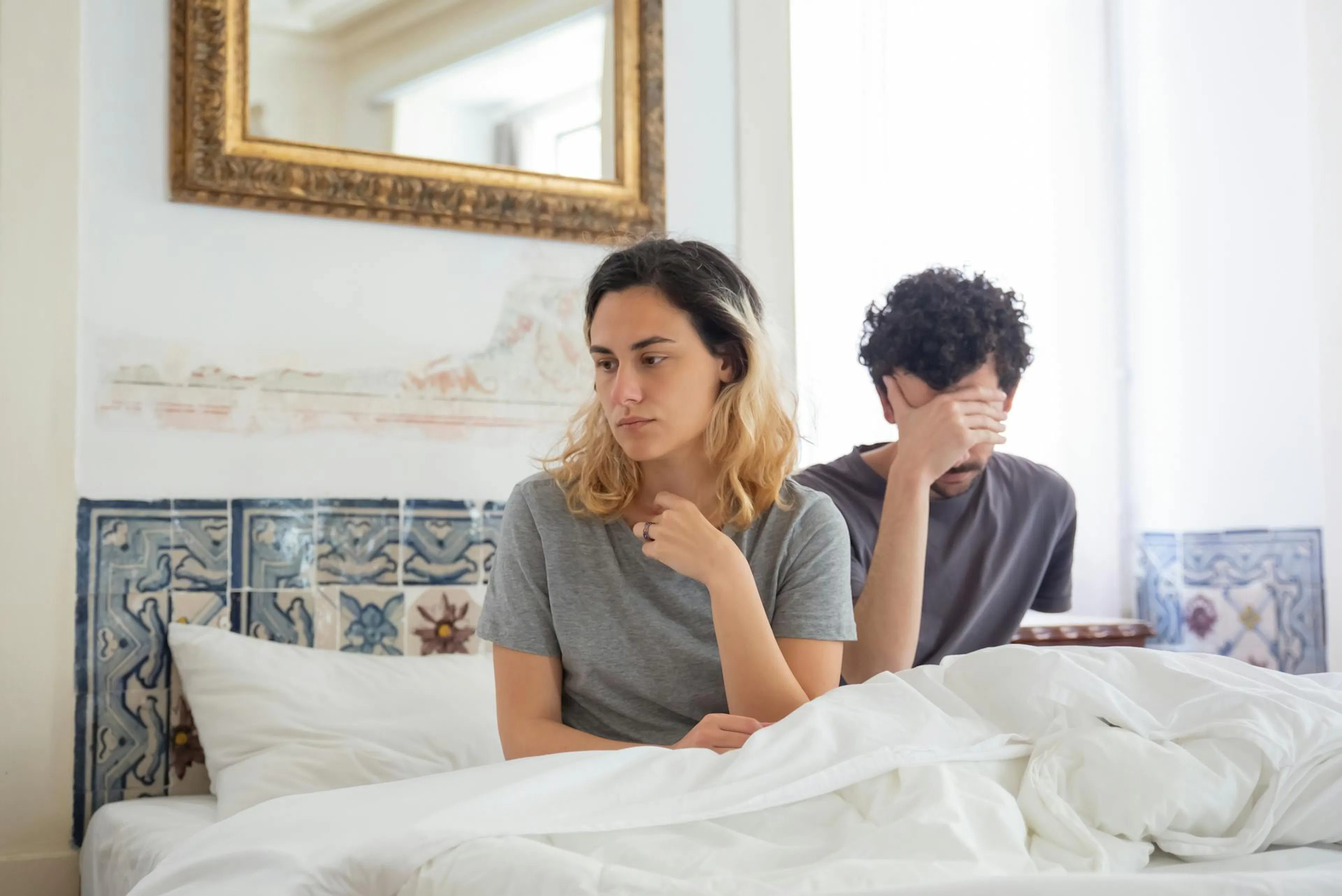 Man having an erectile dysfunction