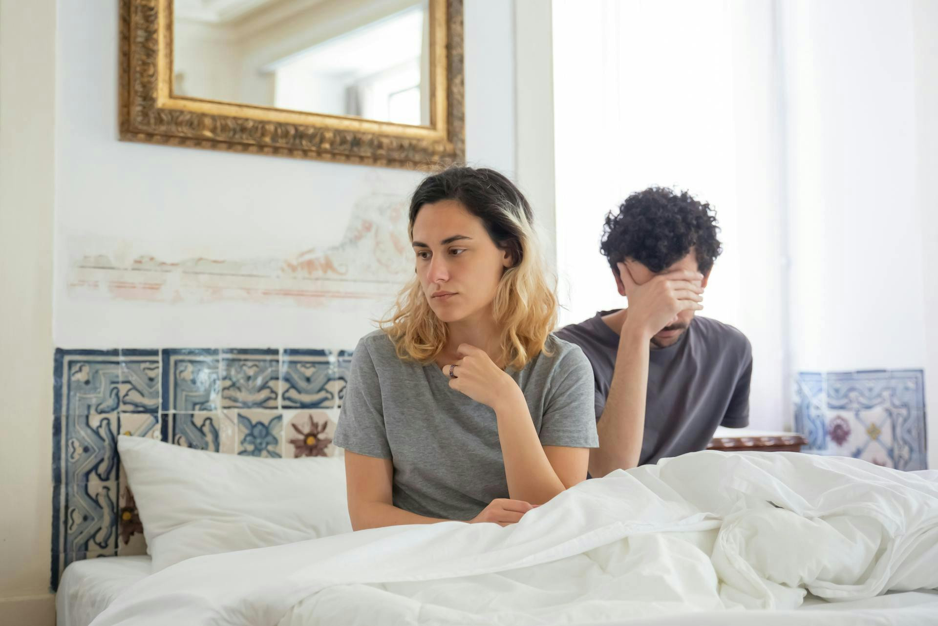 Man having an erectile dysfunction