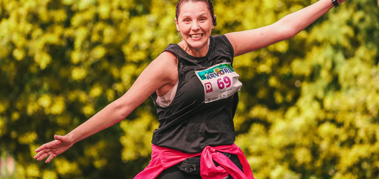 Healthy adult exercising with enhanced energy from NAD+ supplements