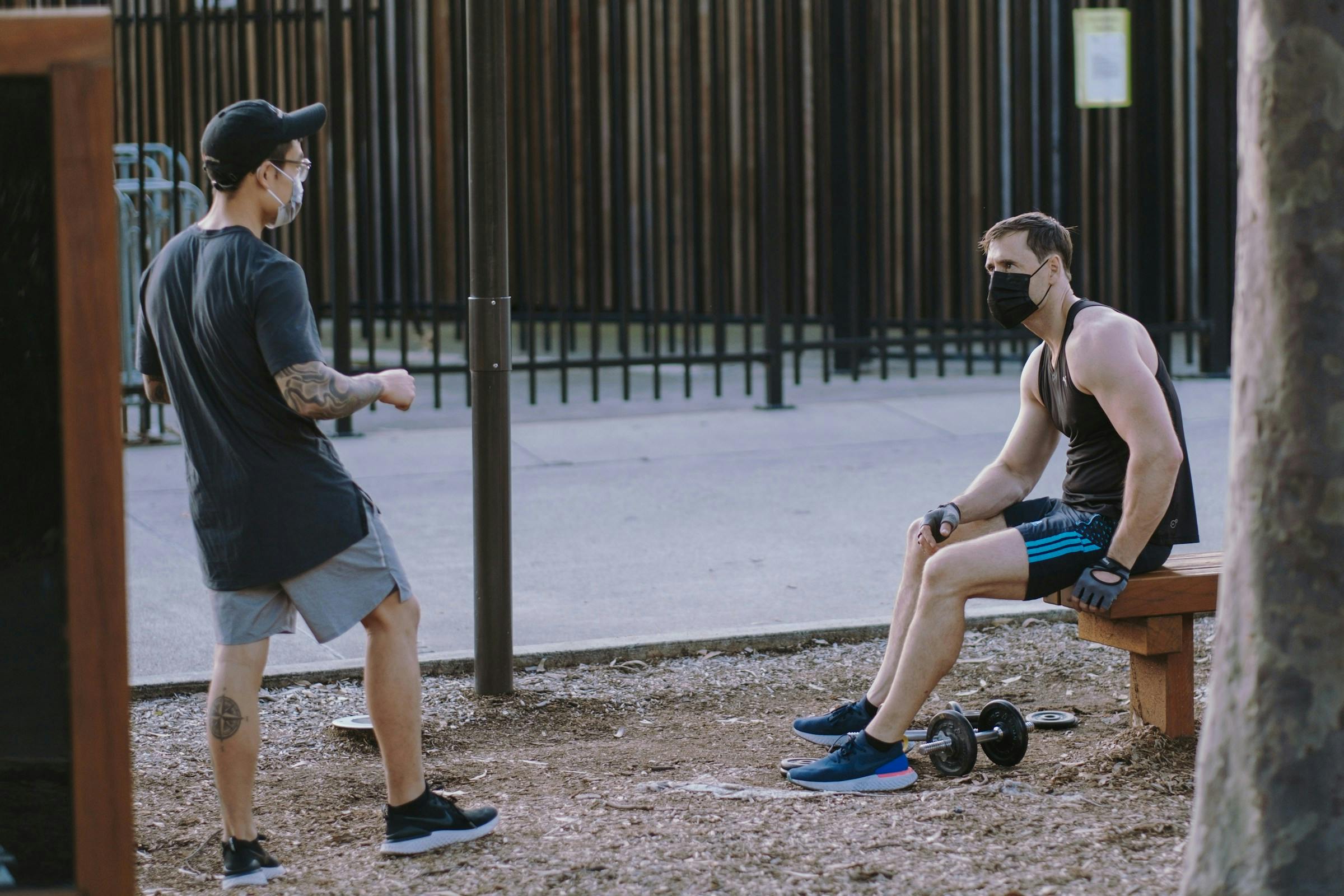 Exercising with a friend