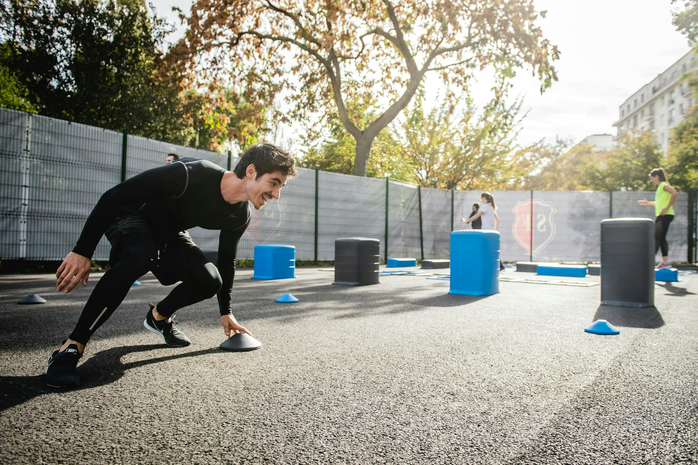Person exercising to reduce blood glucose