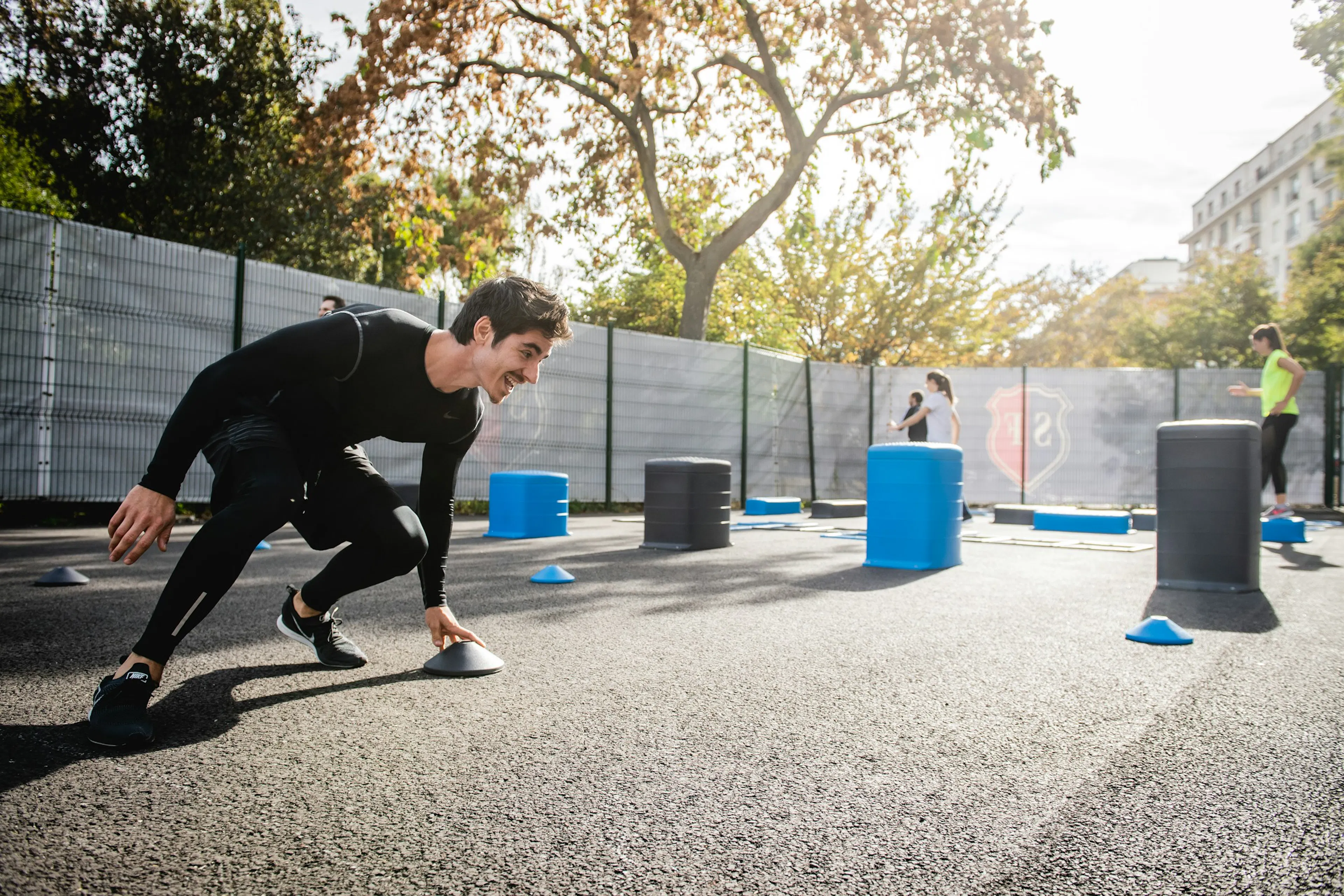 Person exercising to reduce blood glucose