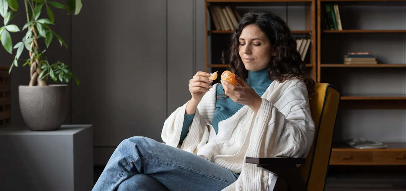 Healthy fruit salad with metabolism-boosting ingredients
