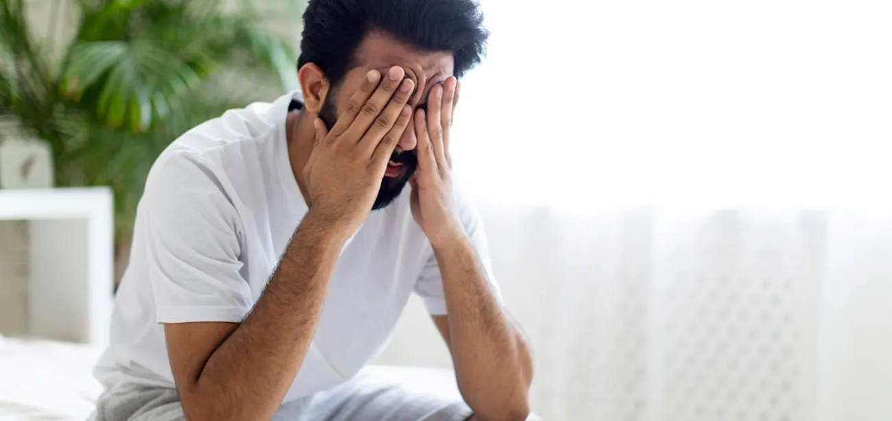 Person worrying about weight loss plateau with Phentermine