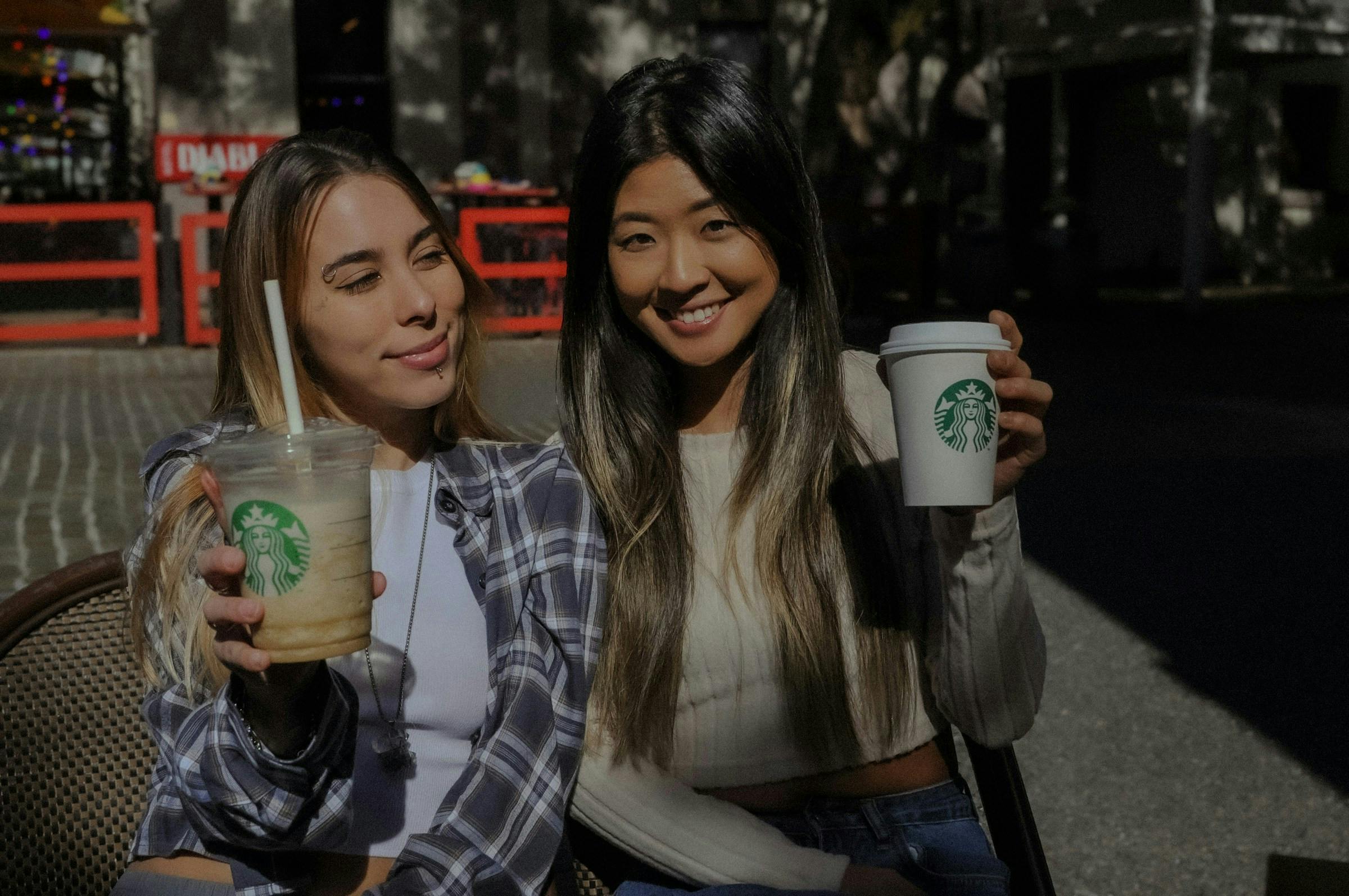 Sugar-free vanilla iced coffee at Starbucks