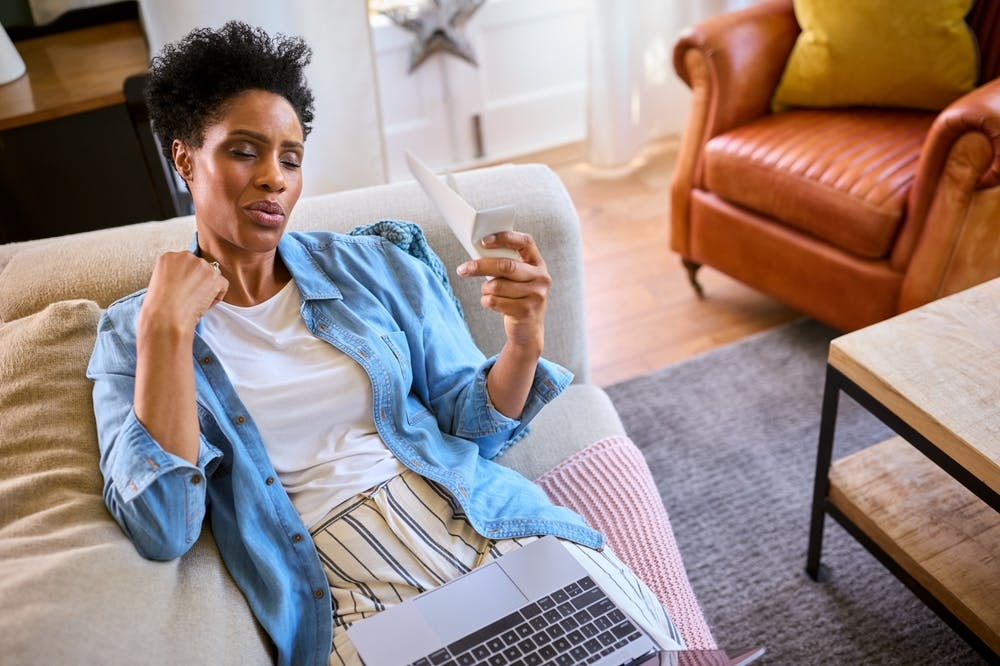 Woman experiencing hormone drop after surgical menopause