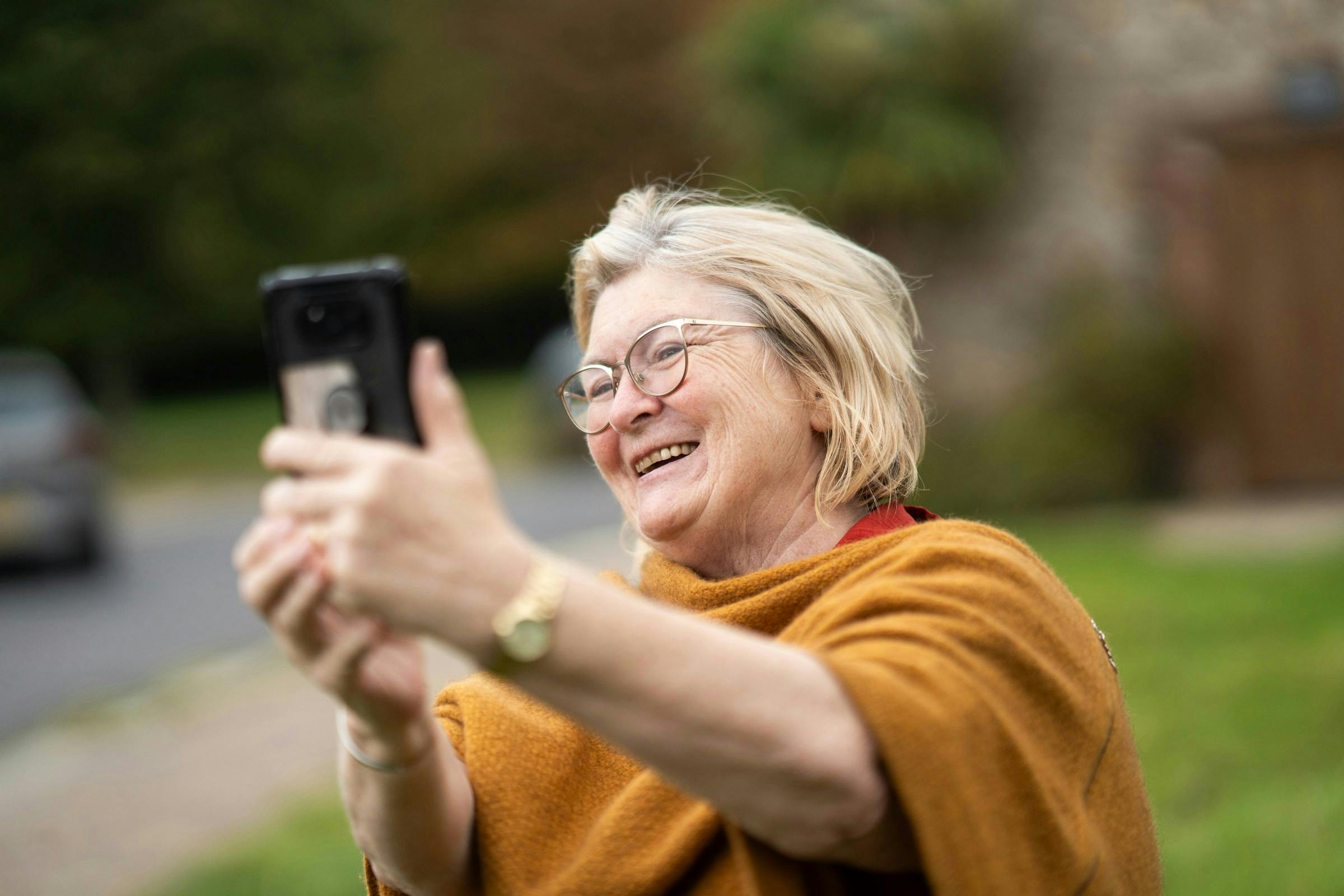 A woman using estrogen hormone supplement to improve her collagen