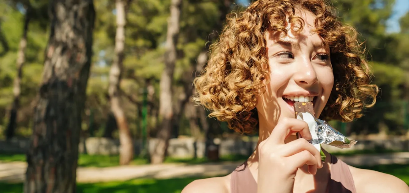 A lady enjoying a Keto food that support stable blood sugar