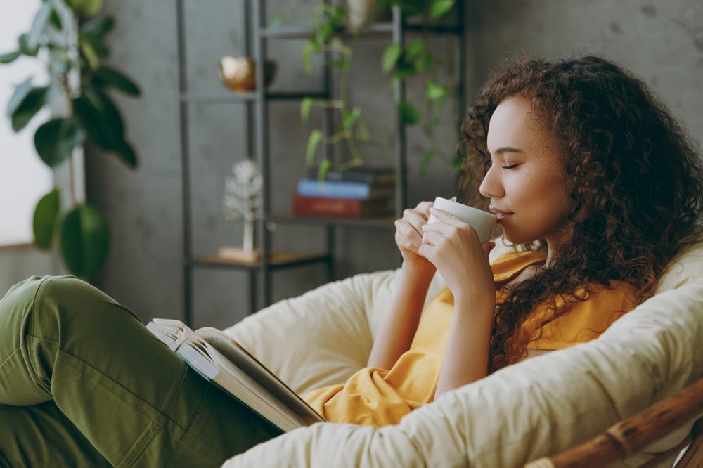 A lady resting to achieve a normal estradiol range