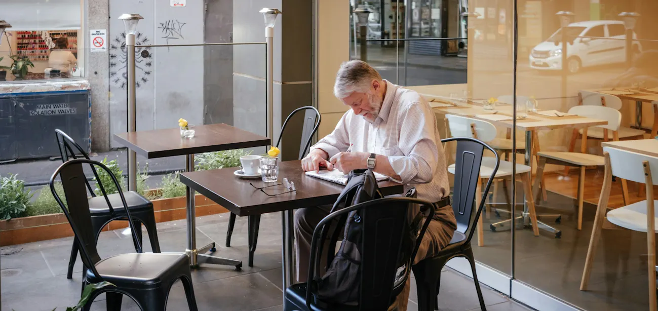 A man fasting for cellular repair