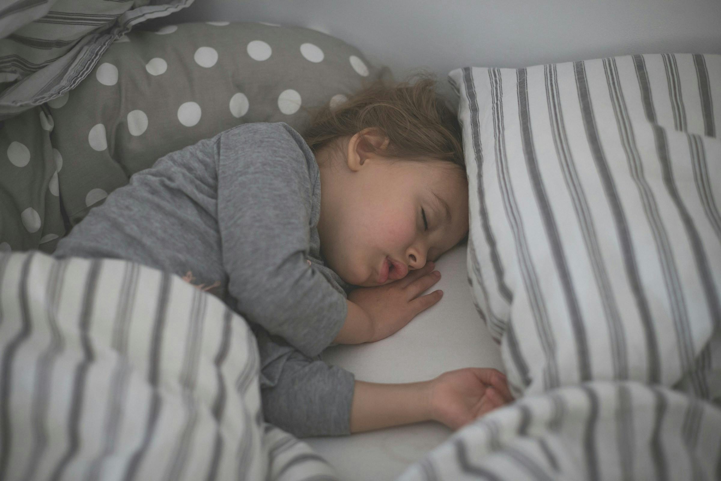 Image of a baby in deep sleep
