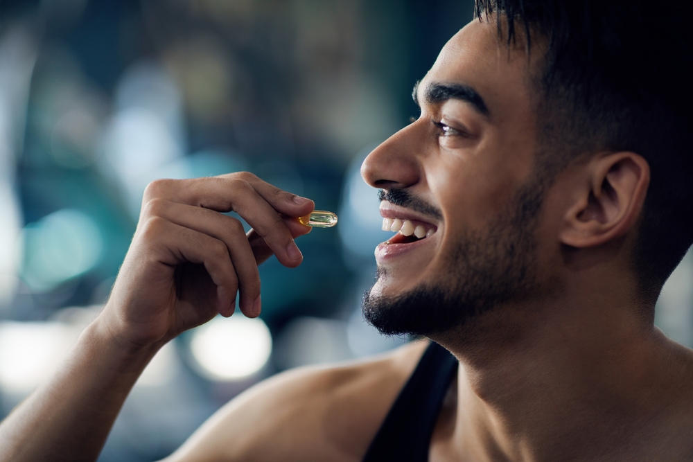 Fish oil capsules rich in omega-3 fatty acids that may affect blood clotting and heart health