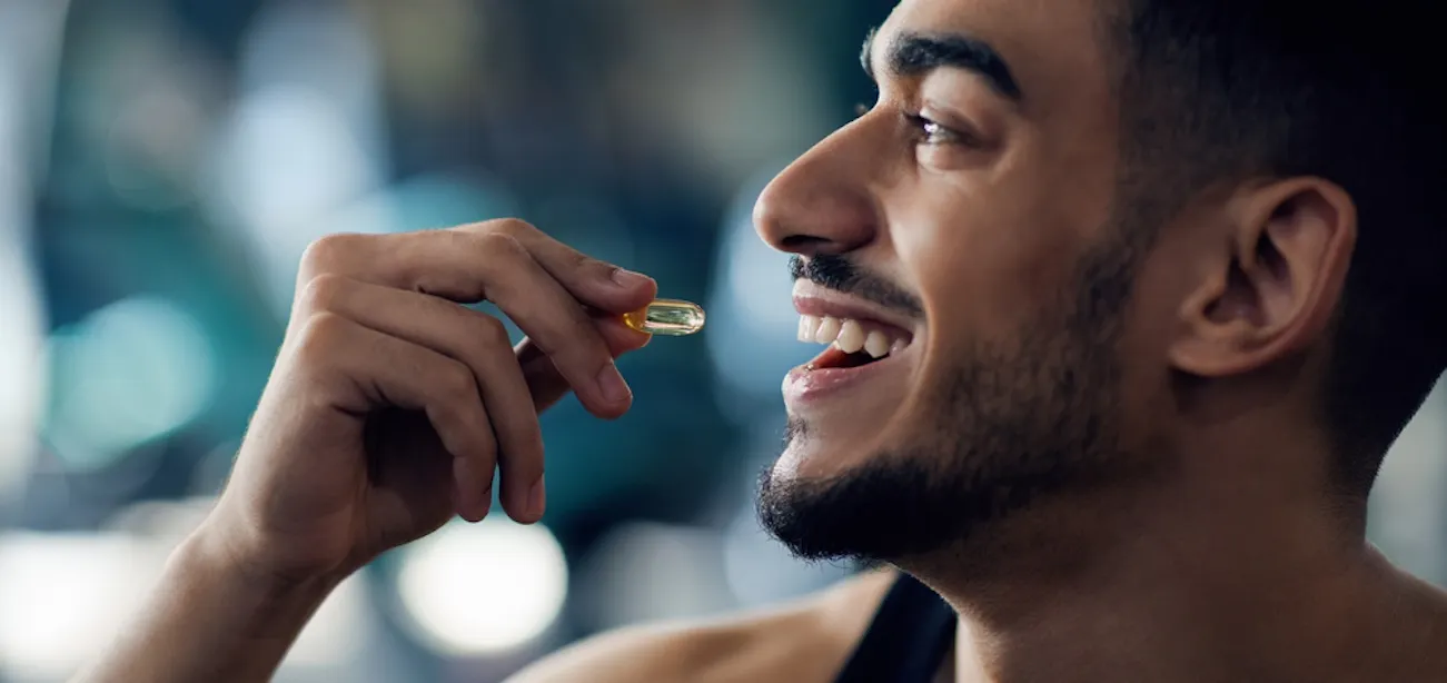 Fish oil capsules rich in omega-3 fatty acids that may affect blood clotting and heart health