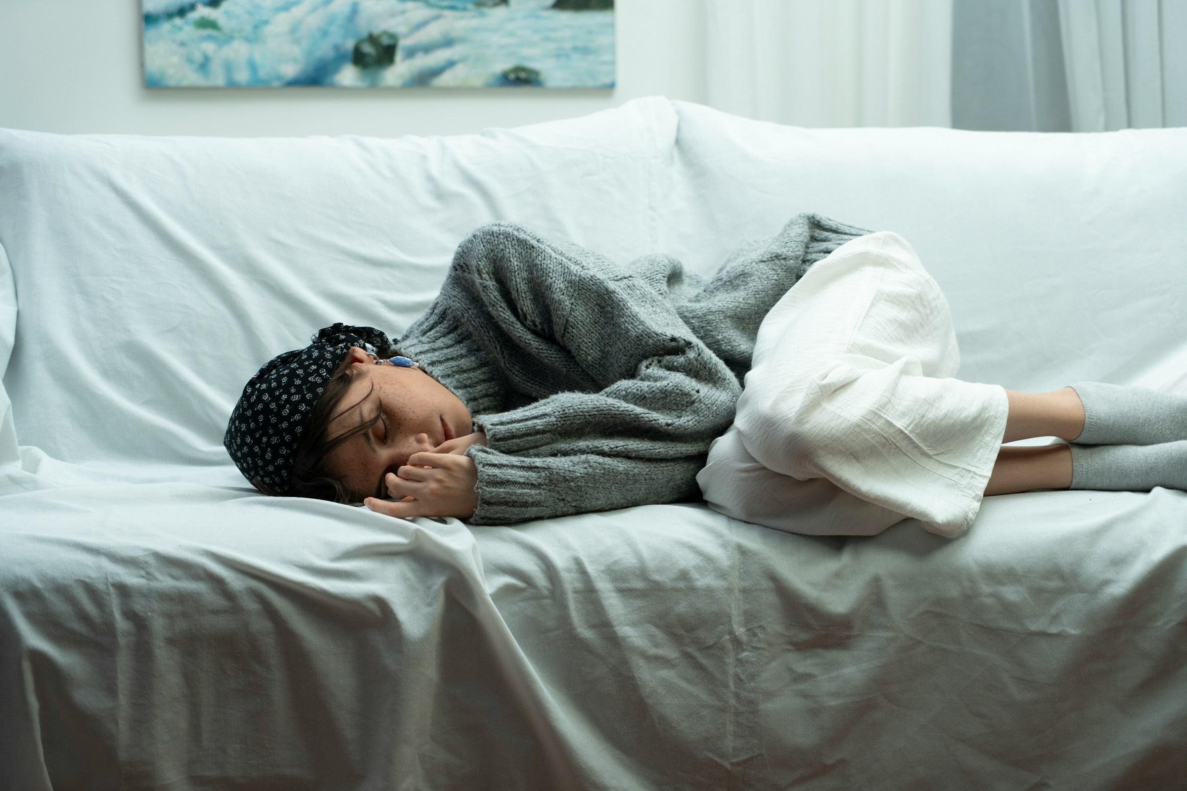 Lady with low white blood cell count due to stress