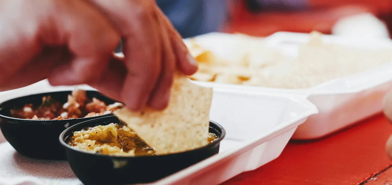 Person eating Almond flour tortillas for diabetes-friendly meals