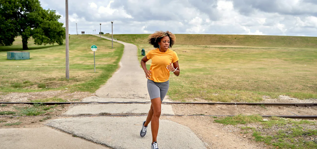 A lady doing Fasted Cardio for Weight Loss