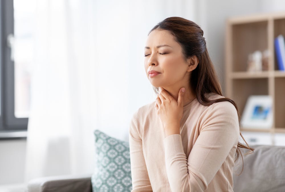 Lady with high MCV due to hypothyroidism