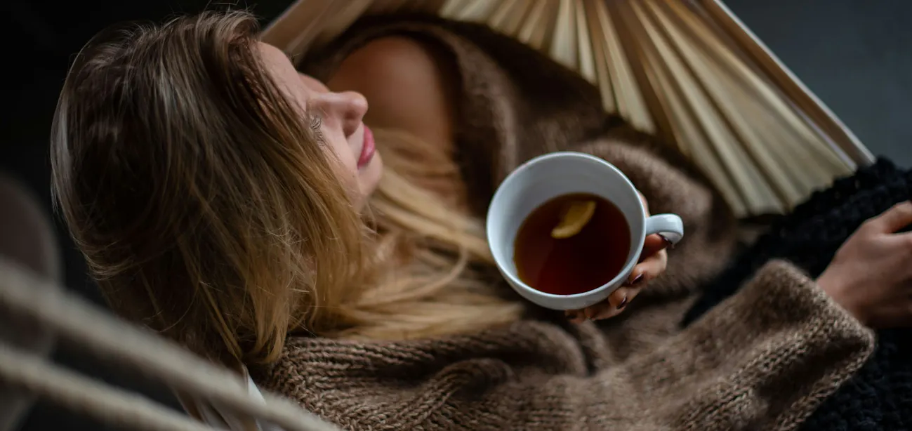 Person taking Natural Sleep Aids