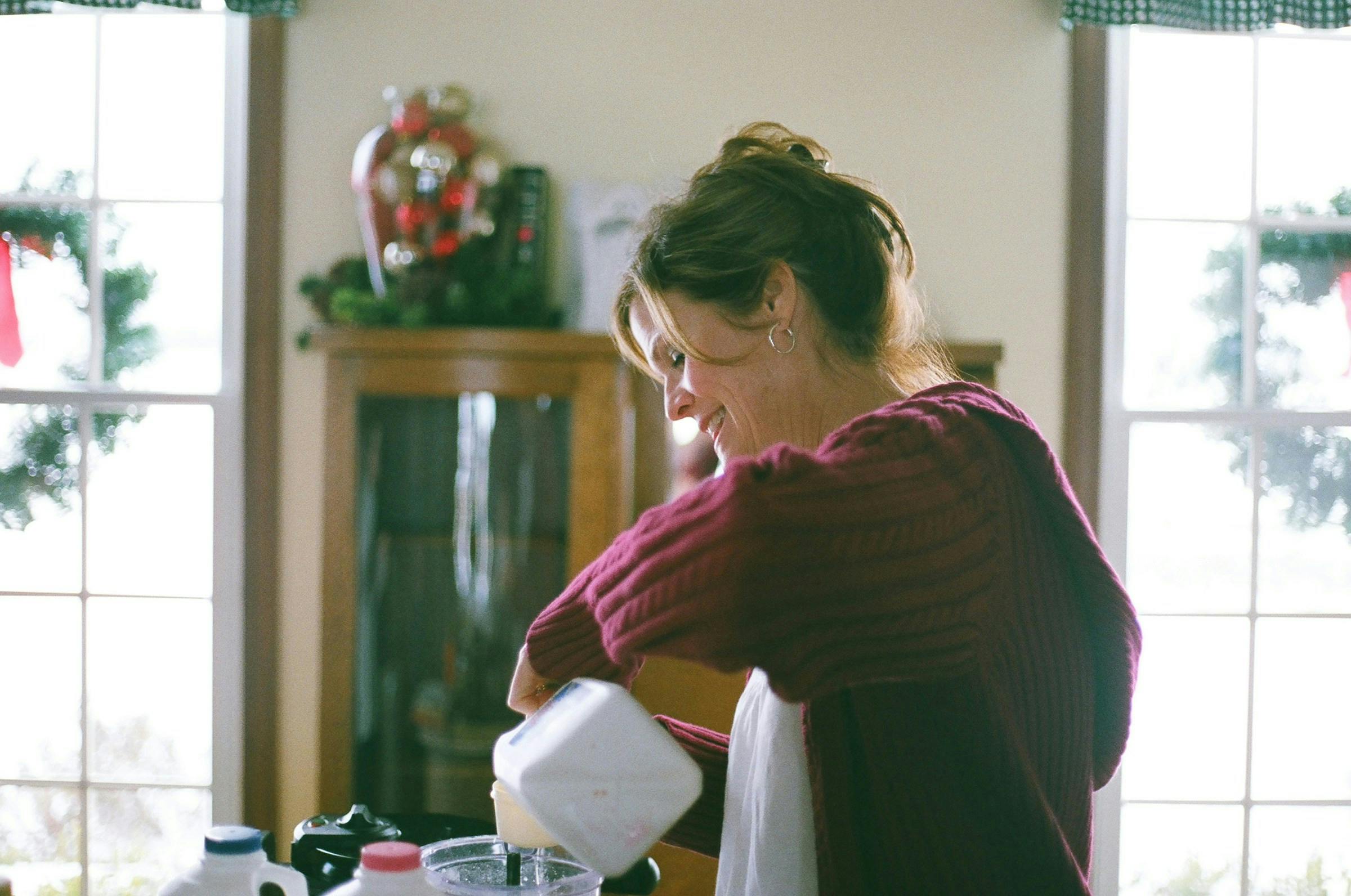A lady with PCOS taking dairy