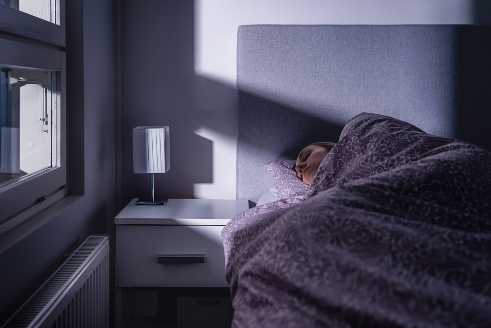 Image of a person having a goodnight sleep