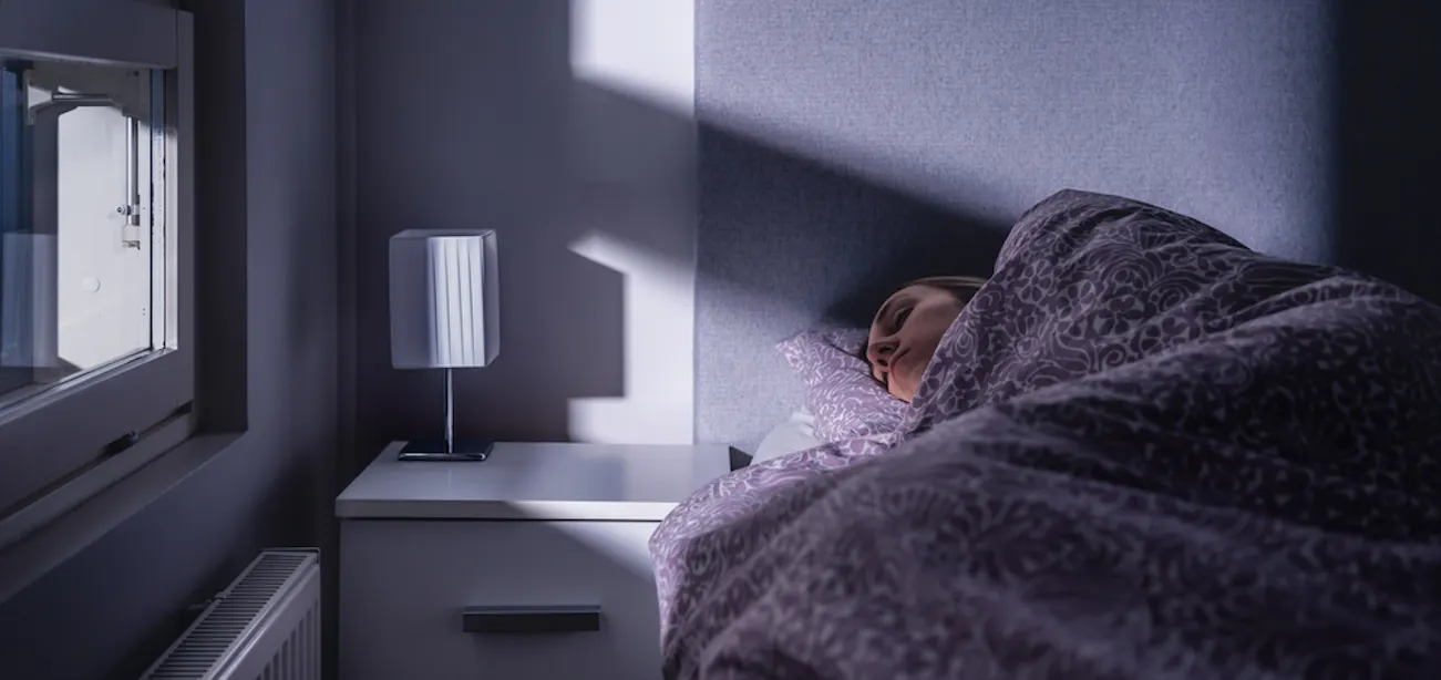 Image of a person having a goodnight sleep