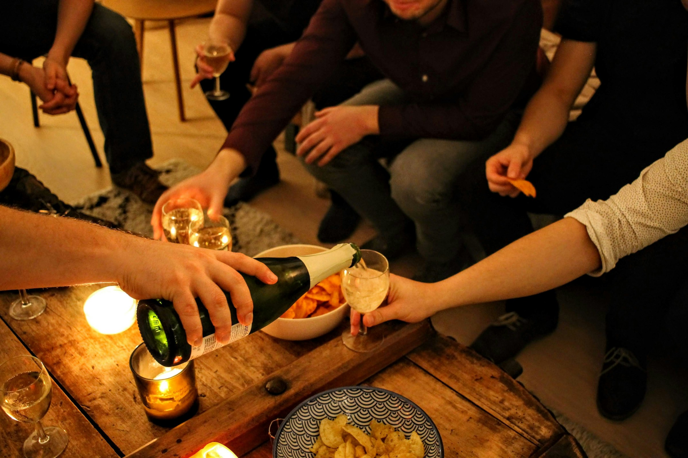 People having a merry during the holiday