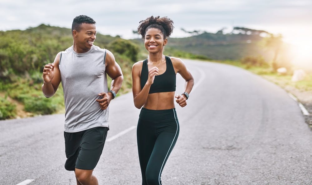 A couple with good musculoskeletal health