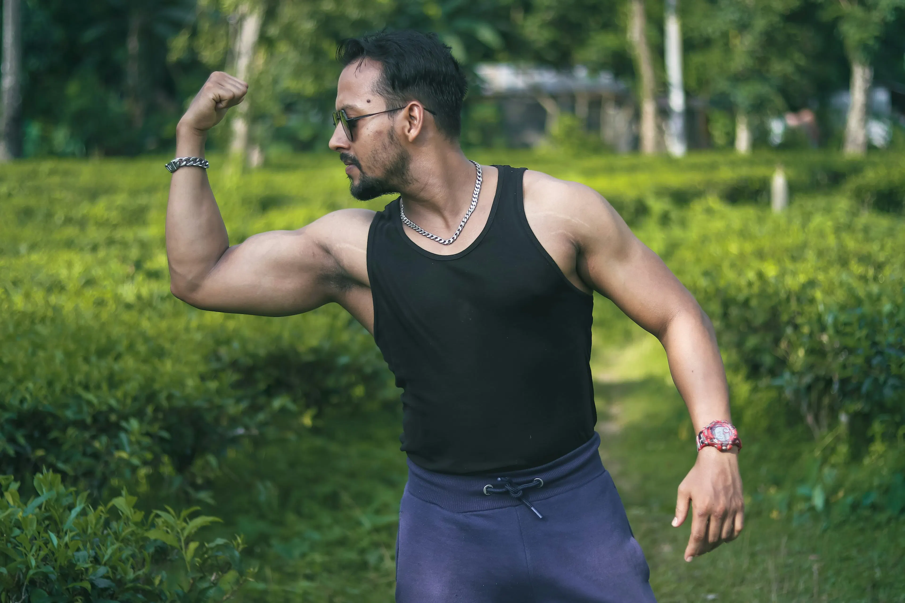 Testosterone supplements for men: A man who takes vitamin D to boost testosterone