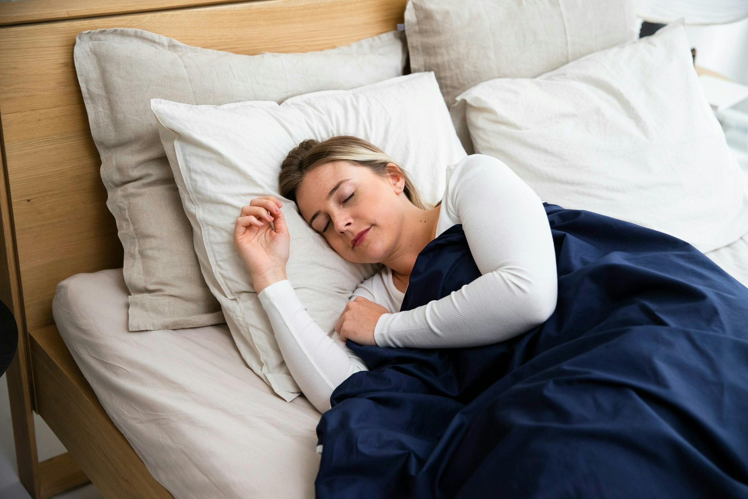 Menopausal woman resting to improve testosterone supply
