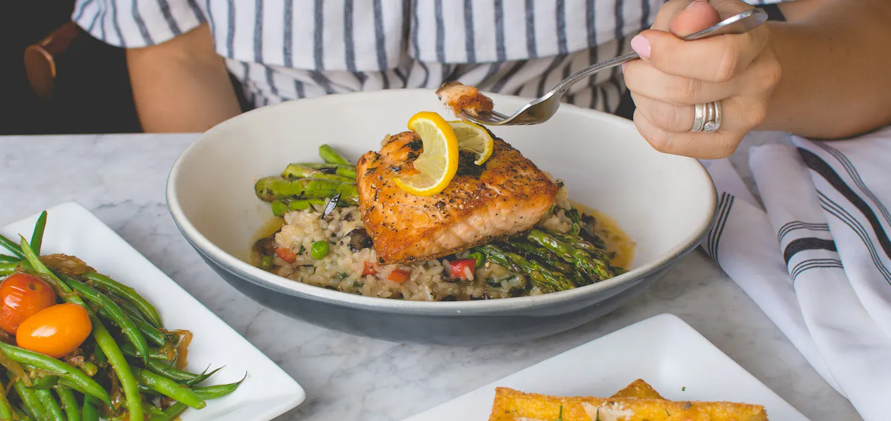 High-protein meal for preventing morning blood sugar spikes.