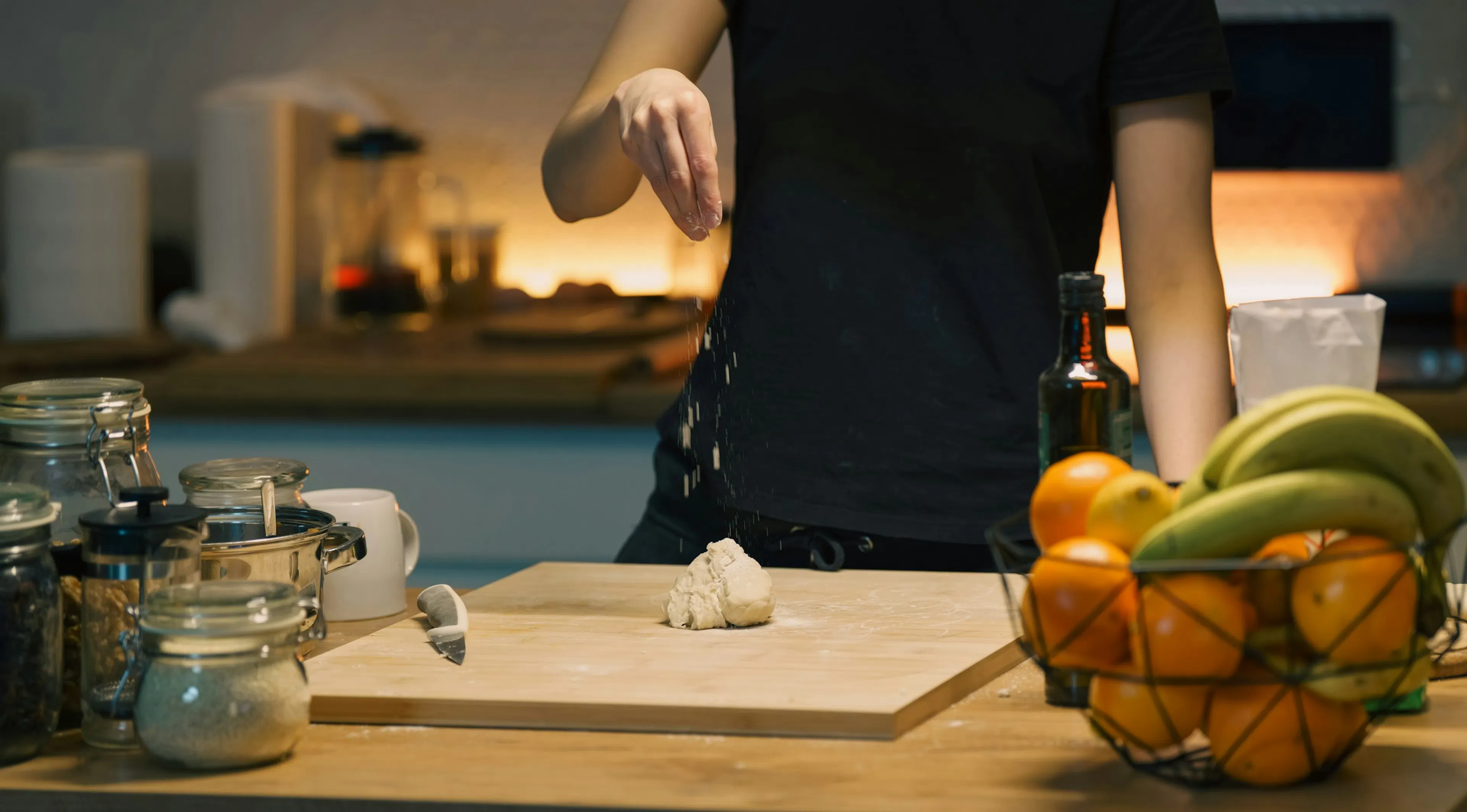 A woman preparing a Low carb food